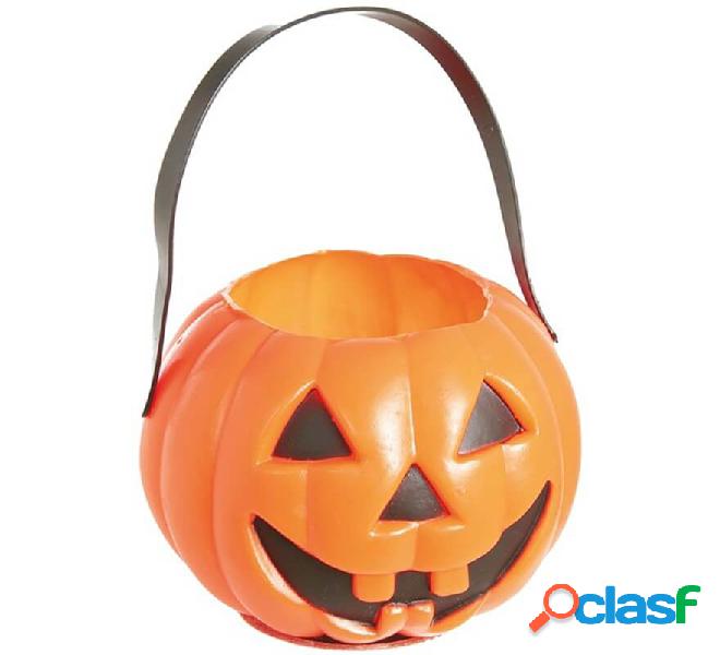 Cesta Calabaza para caramelos 14 cm