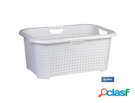 Cesta multiusos blanco modelo marsella 59x38x26cm venta