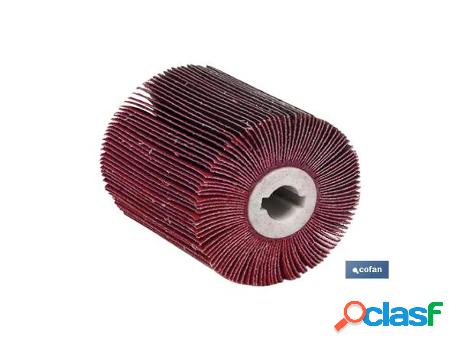 Cilindro cepillo de lamina c/ tela abrasiva g-40