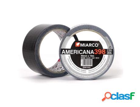 Cinta americana negra 398 50mm rollo 30m