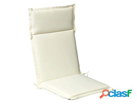 Cojín para sillón alto 119x52x5 cm. beige desenfundable