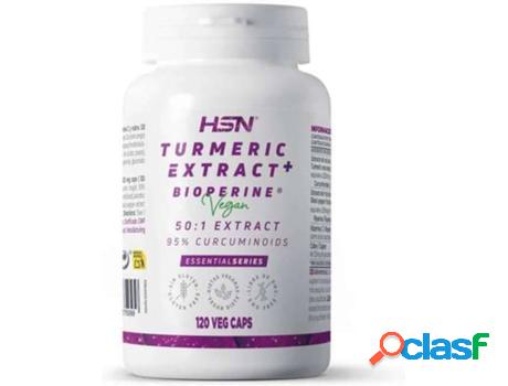 Complemento Alimentar HSN Extrato De Curcuma (120 veg caps)