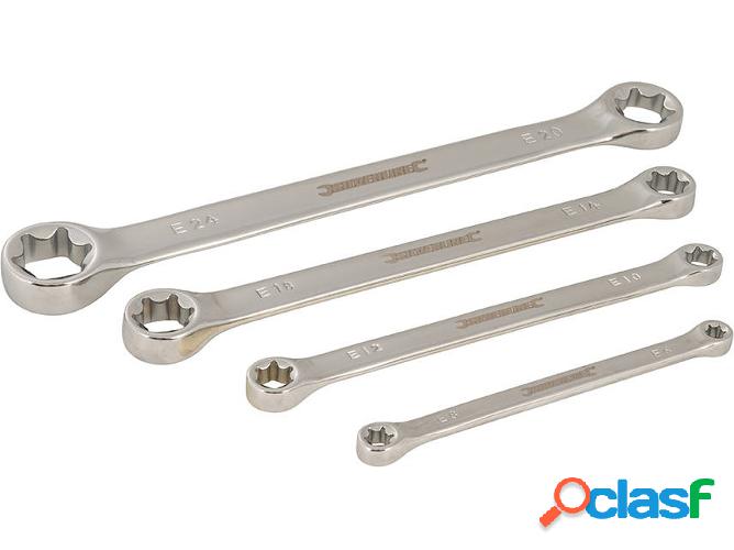 Conjunto de Llaves Estrella - 4 piezas SILVERLINE 241501