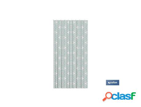 Cortina de baño sidney poliéster 140x200