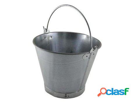 Cubo chapa galvanizado asa lisa 27 cm 8 l