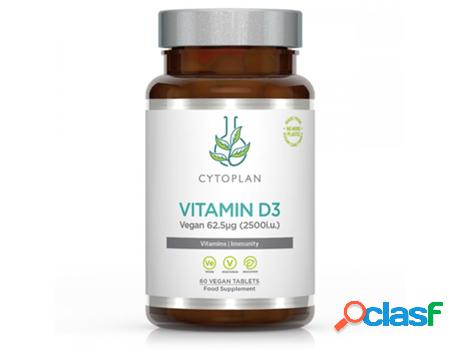 Cytoplan Vitamin D3 Vegan 62.5ug 60&apos;s