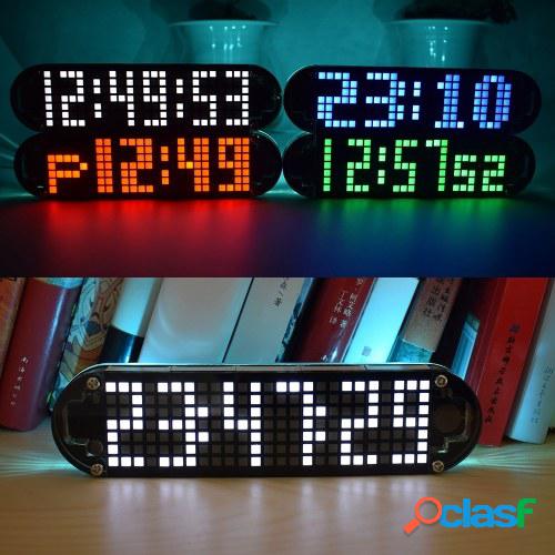DS3231 Alta Precisión DIY Digital Dot Matrix Kit de Reloj