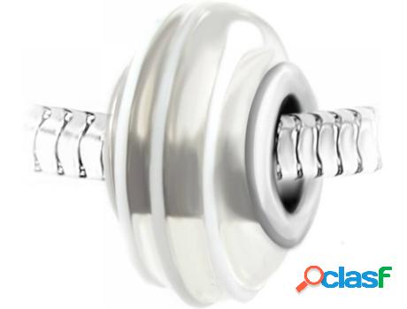 Dije SC_CRYSTAL (Acero - Blanco - 13 mm)