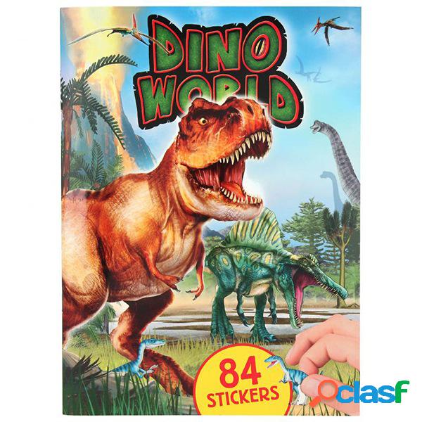 Dino World Cuaderno con Pegatinas