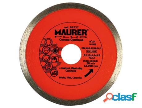 Disco diamante maurer continuo ladrillo, baldosas, ceramica