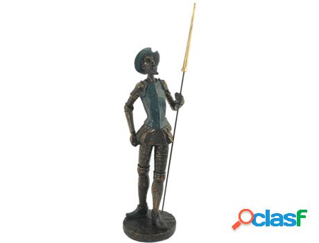 Don Quijote De Pie Figuras Bronce Colección Clásico Signes