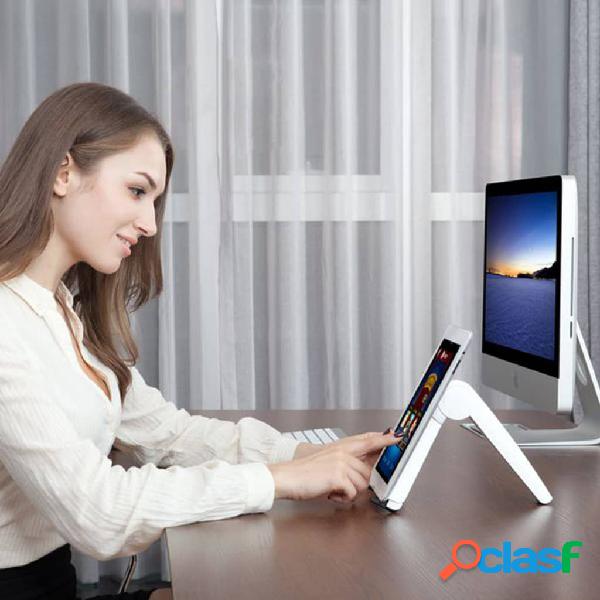 ErgoLine Soporte de portátil/tablet Cricket blanco y plata