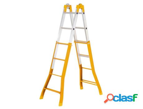 Escalera telescópica mixta wolfpack 4+5 peldaños