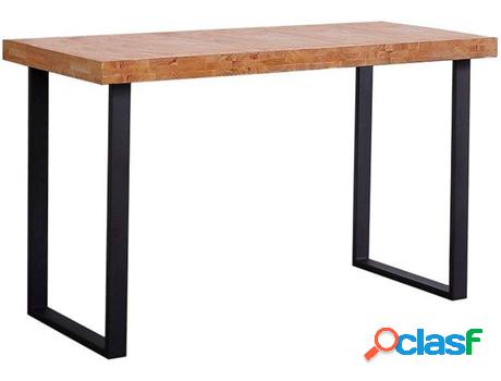 Escritorio ADEC (Roble Salvaje - Negro - MaderaMaciça - 120