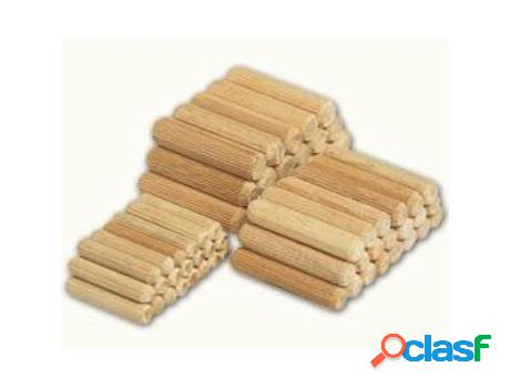 Espigas madera 10mm. 000448 blister 30