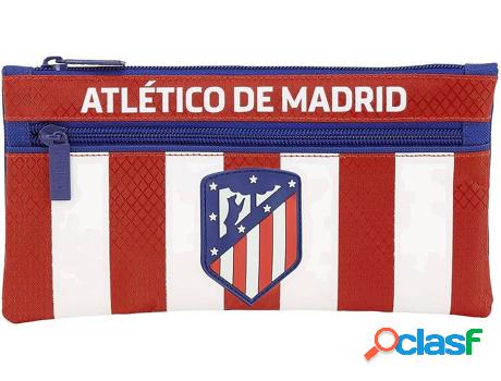 Estuche Doble SAFTA Atlético Madrid (22x11cm)