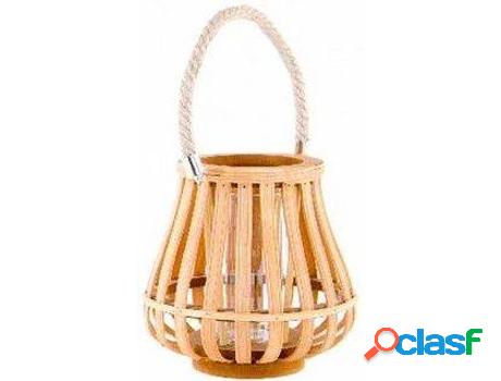 Farolillo HOGAR Y MÁS Bambú Natural De Diseño Original