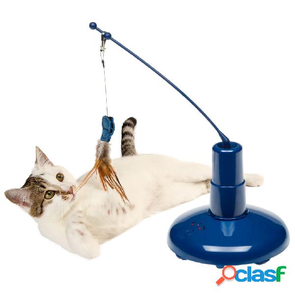 Ferplast Juguete electrónico para gatos Raptor azul