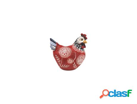 Figura de Animal Rojo de Resina 12*8*13cm