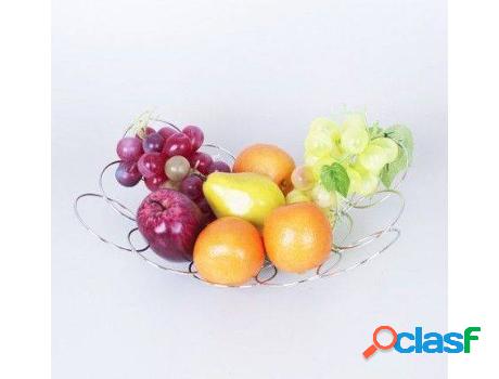 Frutero HOGAR Y MÁS Rectangular Diseño Anillo En Acero