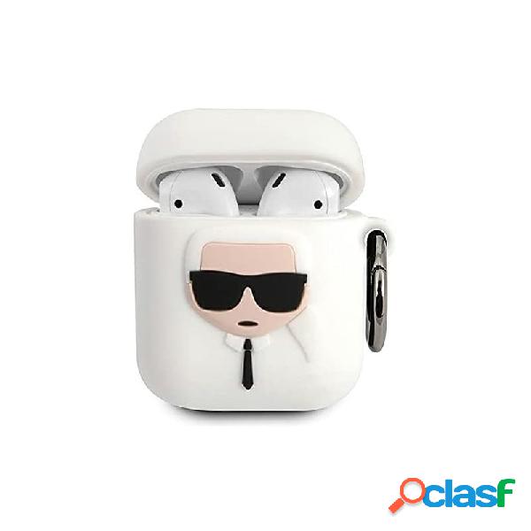 Funda Silicona KARL LAGERFELD diseño cara de Karl para