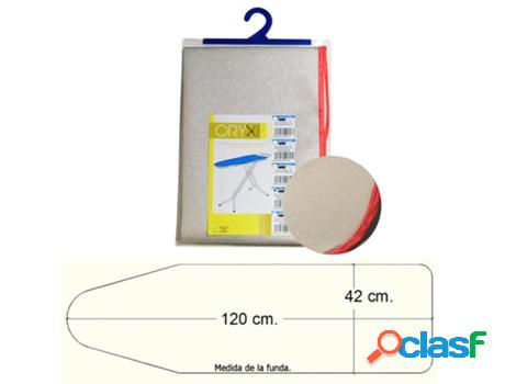 Funda mesa plancha espuma metalizada 120x42 cm.