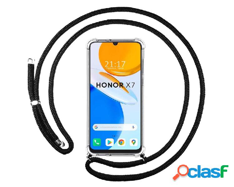Funda para Huawei Honor X7 TUMUNDOSMARTPHONE Colgante Negro