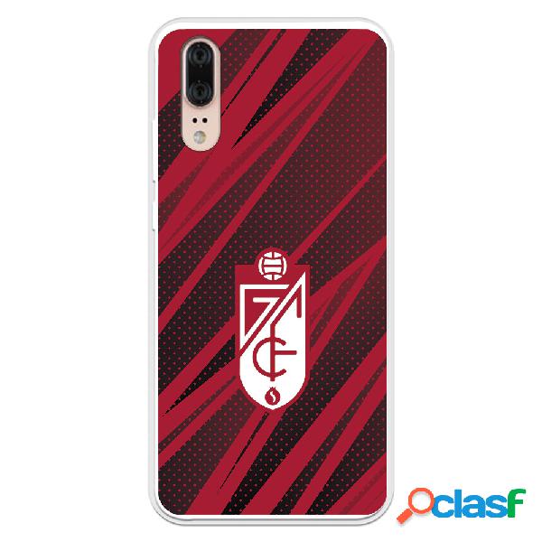 Funda para Huawei P20 del Granada CF Escudo -Rojas y Negras