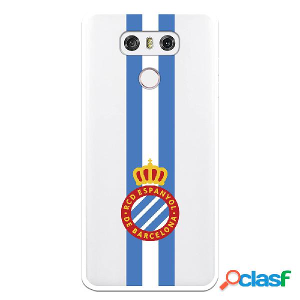 Funda para LG G6 del RCD Espanyol Escudo Albiceleste Escudo