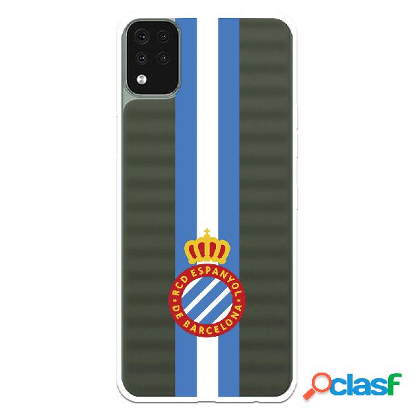 Funda para LG K42 del RCD Espanyol Escudo Albiceleste Escudo