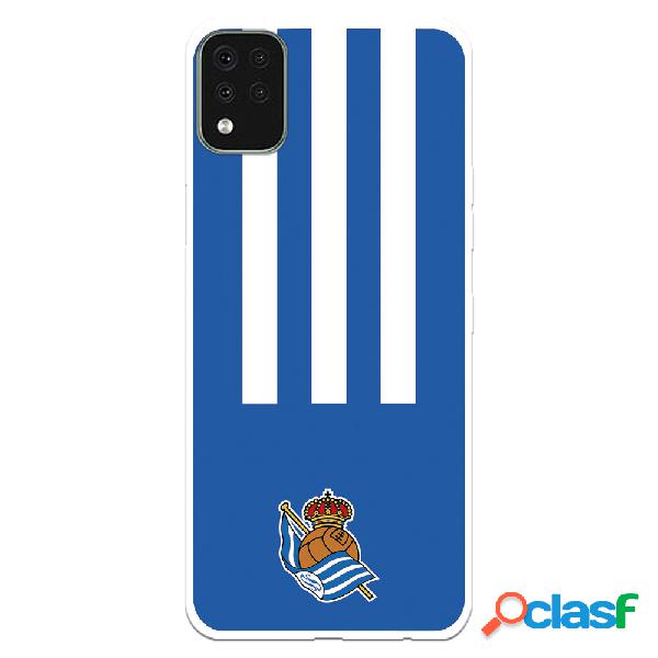 Funda para LG K42 del Real Sociedad de Futebol Real rayas