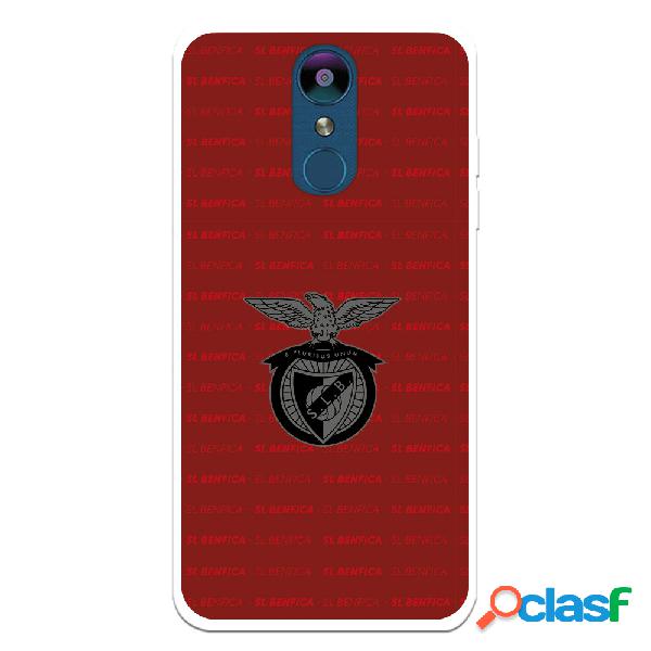 Funda para LG K9 2018 del Escudo Fondo Granate - Licencia