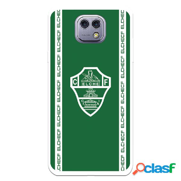 Funda para LG X Cam del Elche CF Escudo Fondo Verde Escudo