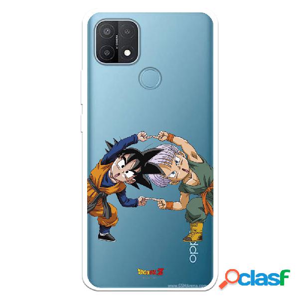 Funda para Oppo A15 Oficial de Dragon Ball Goten y Trunks