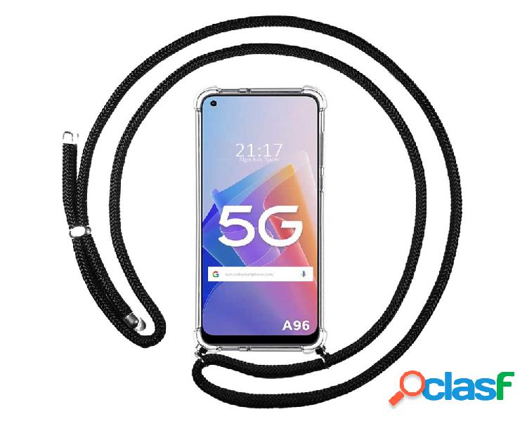 Funda para Oppo A96 5G TUMUNDOSMARTPHONE Colgante Negro