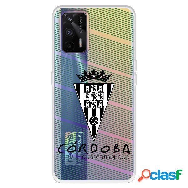Funda para Realme GT del Córdoba Escudo Blanco y Fondo