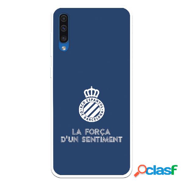Funda para Samsung Galaxy A50 del RCD Espanyol Escudo Fondo