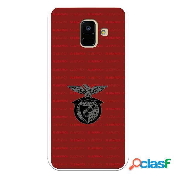 Funda para Samsung Galaxy A6 2018 del Escudo Fondo Granate -