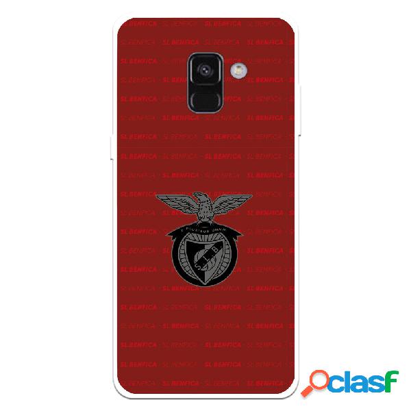 Funda para Samsung Galaxy A8 2018 del Escudo Fondo Granate -