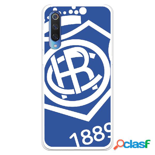 Funda para Xiaomi Mi 9 del Recre Escudo Fondo azul -
