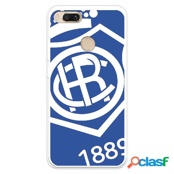 Funda para Xiaomi Mi A1 del Recre Escudo Fondo azul -