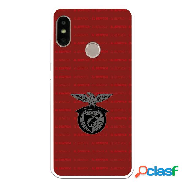 Funda para Xiaomi Mi A2 Lite del Escudo Fondo Granate -