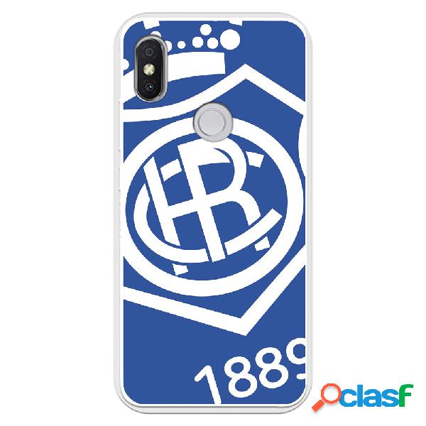 Funda para Xiaomi Redmi S2 del Recre Escudo Fondo azul -