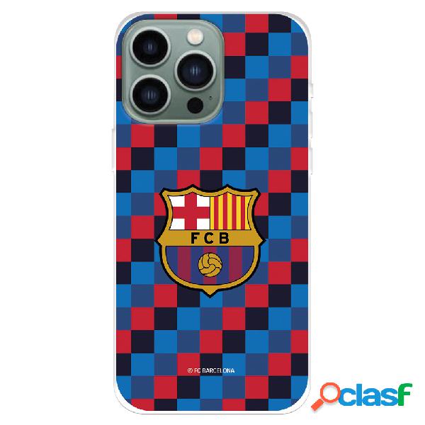 Funda para iPhone 14 Pro Max del FC Barcelona Escudo Fondo