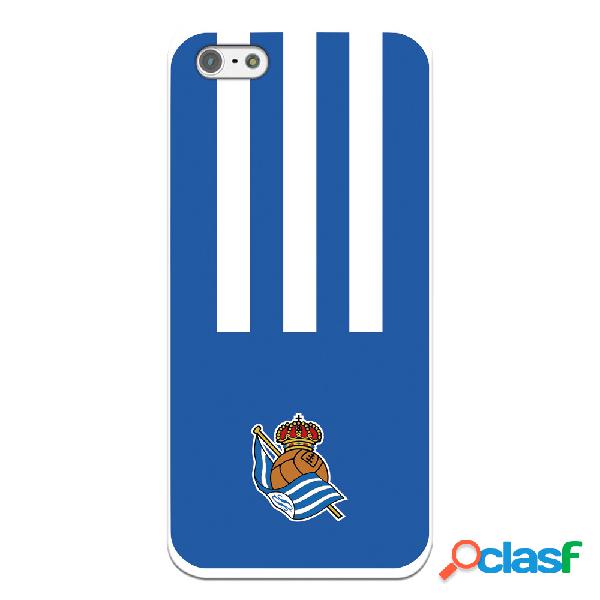 Funda para iPhone 5 del Real Sociedad de Futebol Real rayas