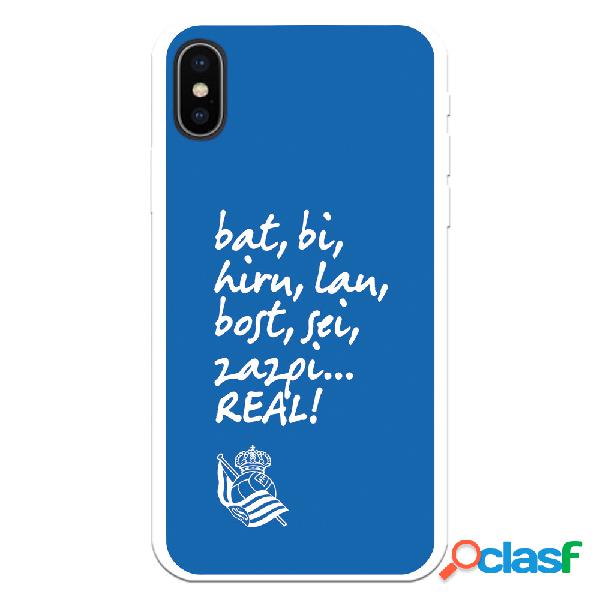 Funda para iPhone X del Real Sociedad de Futebol Real grito