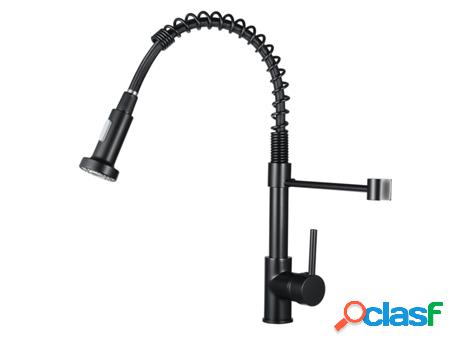 Grifo De Cocina Giratorio Extensible Ajustable INSMA (Negro