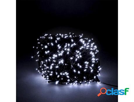 Guinalda luces navidad 1000 leds color blanco frio. luz