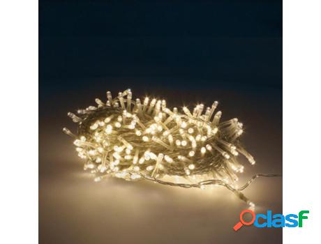 Guinalda luces navidad 300 leds color blanco calido. luz