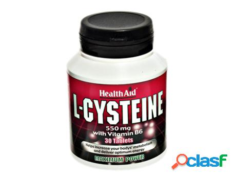Health Aid L-Cysteine 550mg with Vitamin B6 30&apos;s